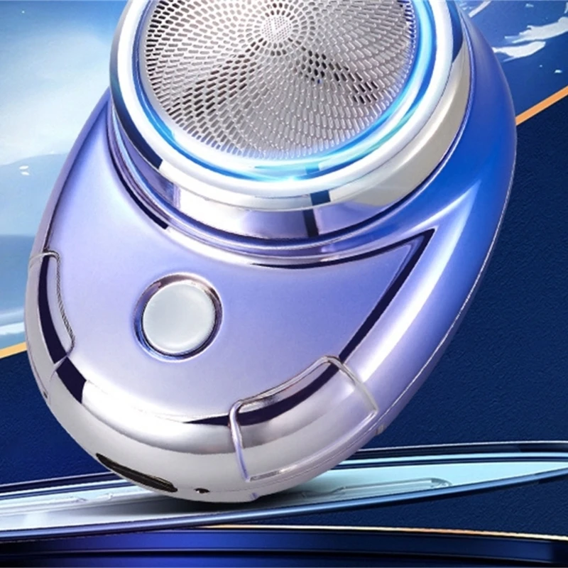 Миниатюрная электробритва Бритвы с зарядкой через USB, технология Turbos 3 Blades, удобный и простой в использовании легкий вес