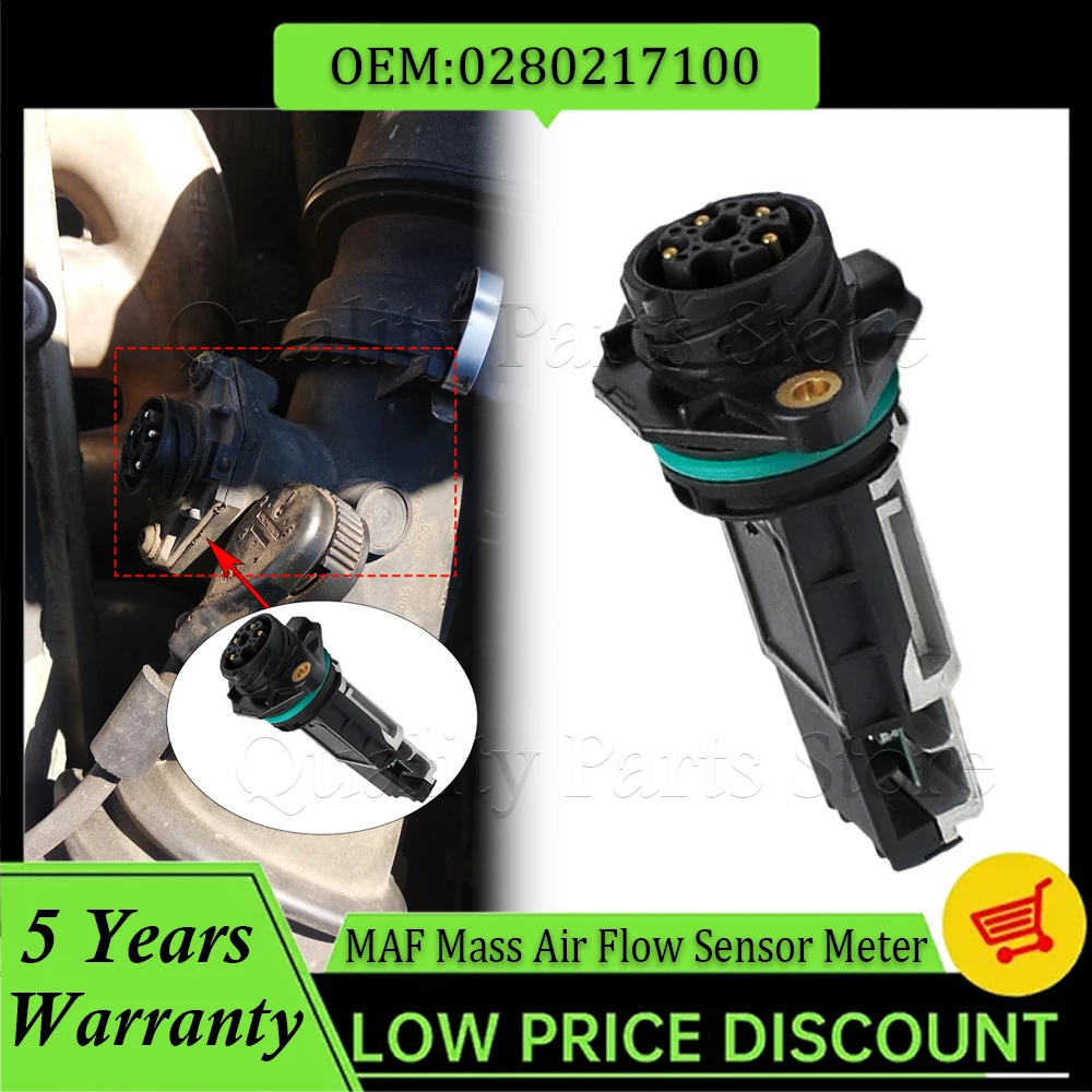 

1PC MAF Mass Air Flow Sensor Meter For MERCEDES BENZ W202 S202 C208 C124 W124 W210 A124 A208 S124 S210 0280217100 A0000940048