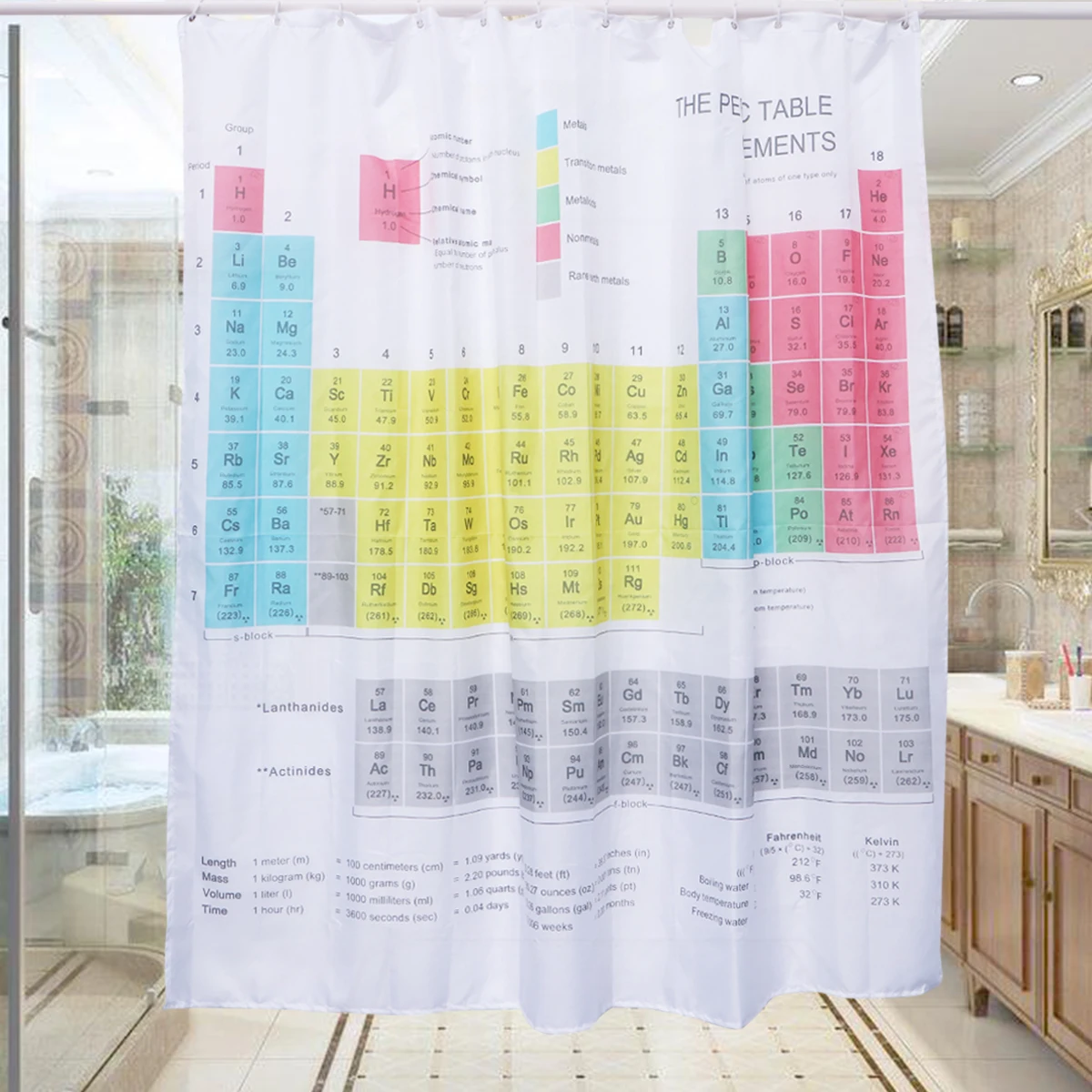 

180X180 Cm Digital Printed Shower Waterproof Bathing Curtain For Bathroom Printed Polyester Curtain Mildew Resistant No Odor