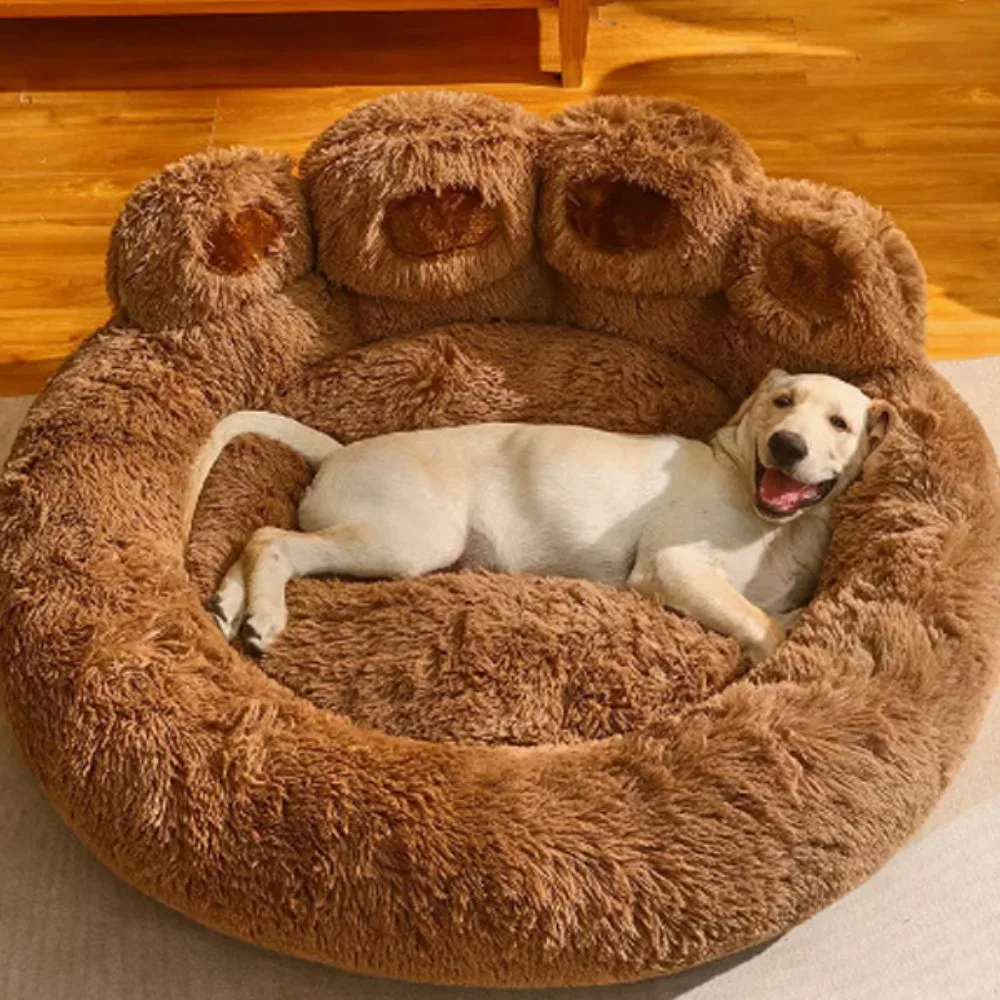 

New 50cm Dog Bed Cozy Warm Soft Pet Products Deep Sleep Pets Kennel Mat Winter