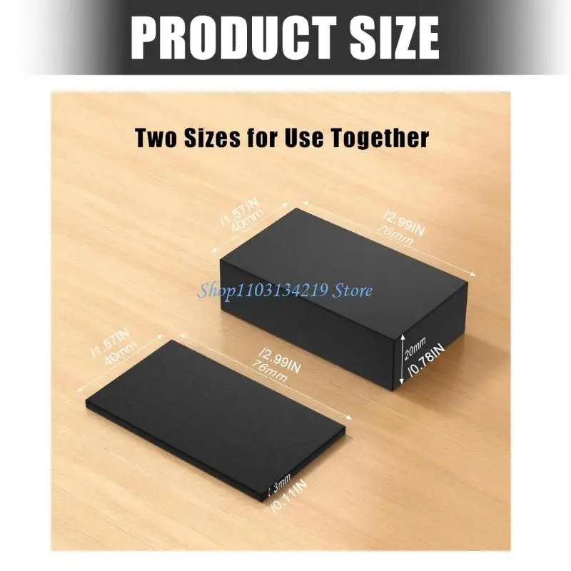 مجموعة N5KC مكونة من 23 وسادة أثاث مضادة للتصادمات وسادة إسفنجية EVA تعمل على ترقية الحل المنزلي الهادئ لسلامة الجدار على كرسي #6