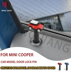 Car Door Lock Pin Knob Lift Button Pull Pins Cover Car Model For Mini Cooper F54 F55 F56 F57 F60 R55 R56 Interior Accessories