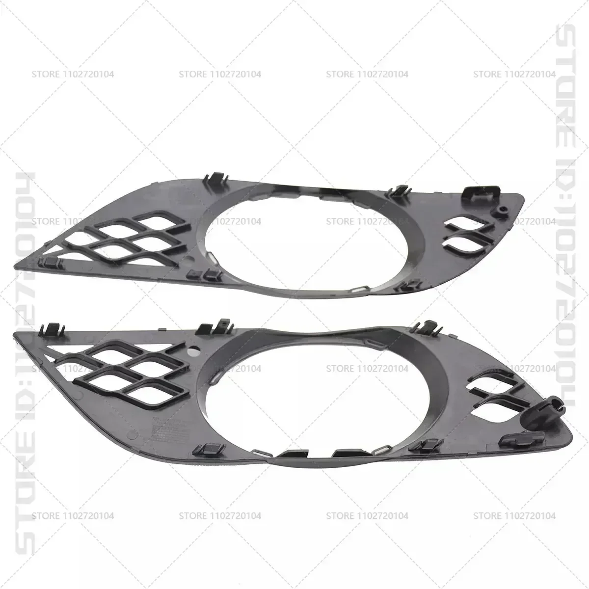 for 2007-2009 W211 Mercedes Benz E Class Front Bumper Fog Light Grill Grille Cover  2118850974 2118851074 2118850522 2118850422