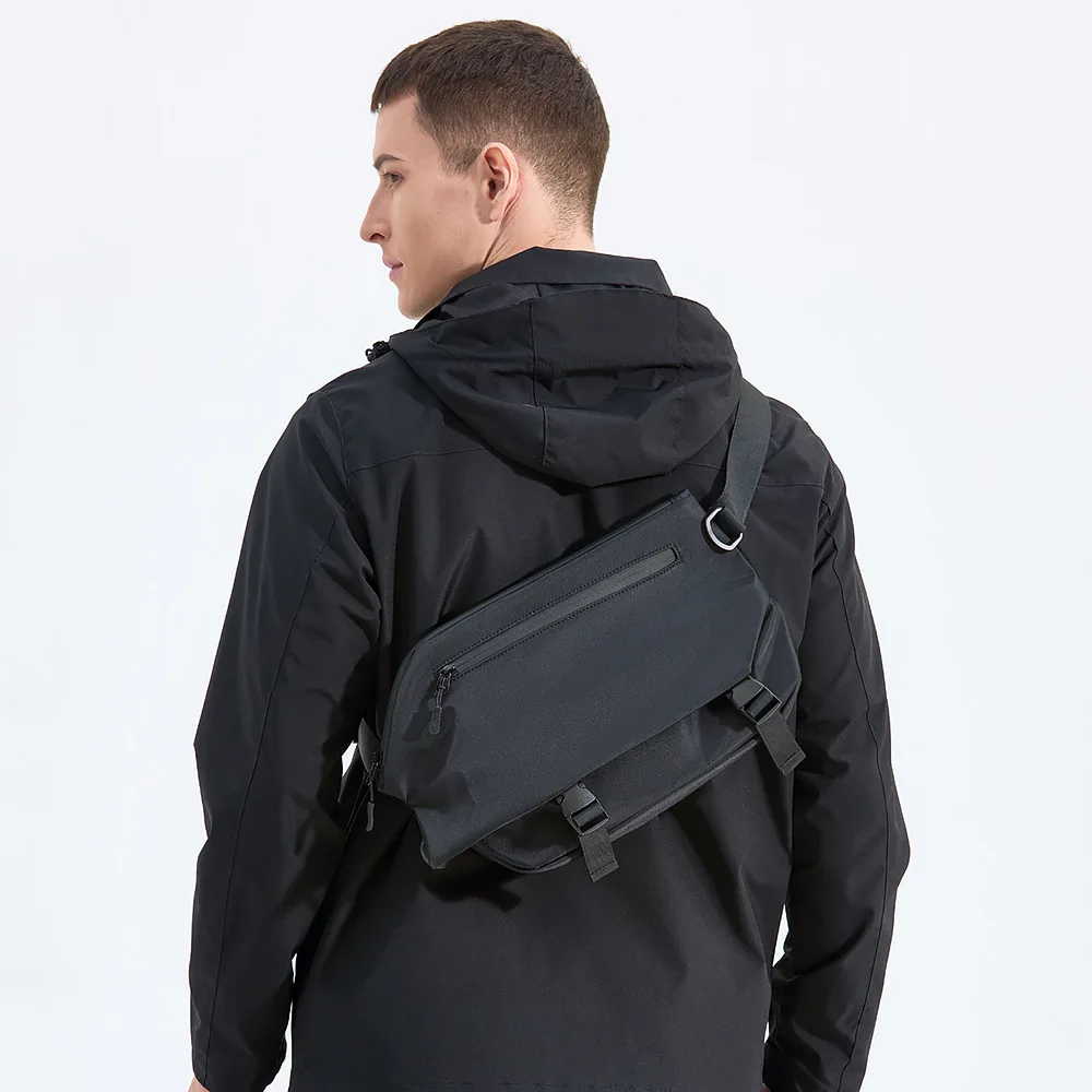 

Мужская спортивная сумка-мессенджер для велоспорта, водонепроницаемая, большой вместимости, через плечо, 2026, новая модная повседневная сумка-пельмень для поездок на работу