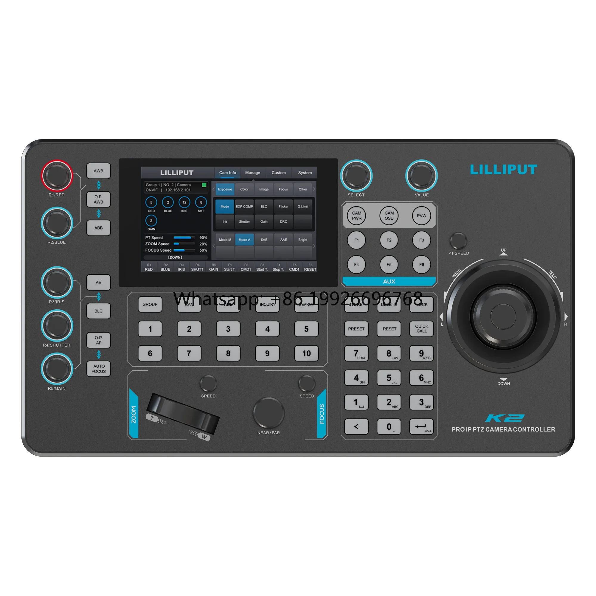 

K2 IP Ptz Keyboard Controller Support Real-time Preview in 5 Inch Touch Screen factory