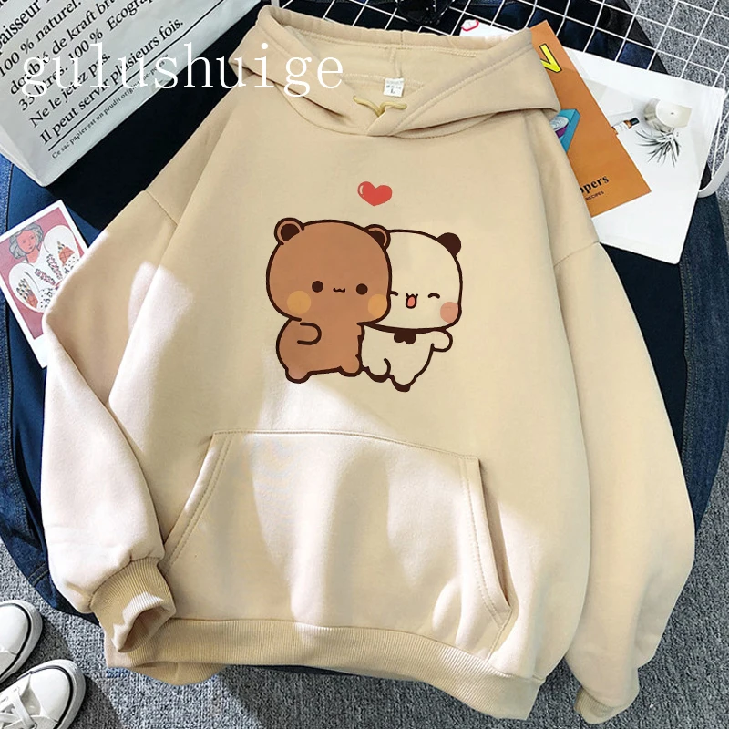 90s Sweatshirts Kawaii Cartoon Bubu Dudu Love Hoodies Men Woman Streetwear Hoodie Sweatshirts Pullovers Harajuku Y2k Clothing