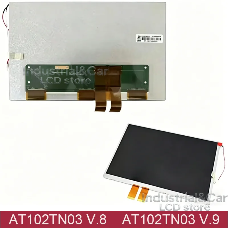 Original 10.2'' Inch AT102TN03 V.8 AT102TN03 V.9 LCD Display Screen for Car GPS Navigaiton LCD Monitor AT102TN03 V8 V9