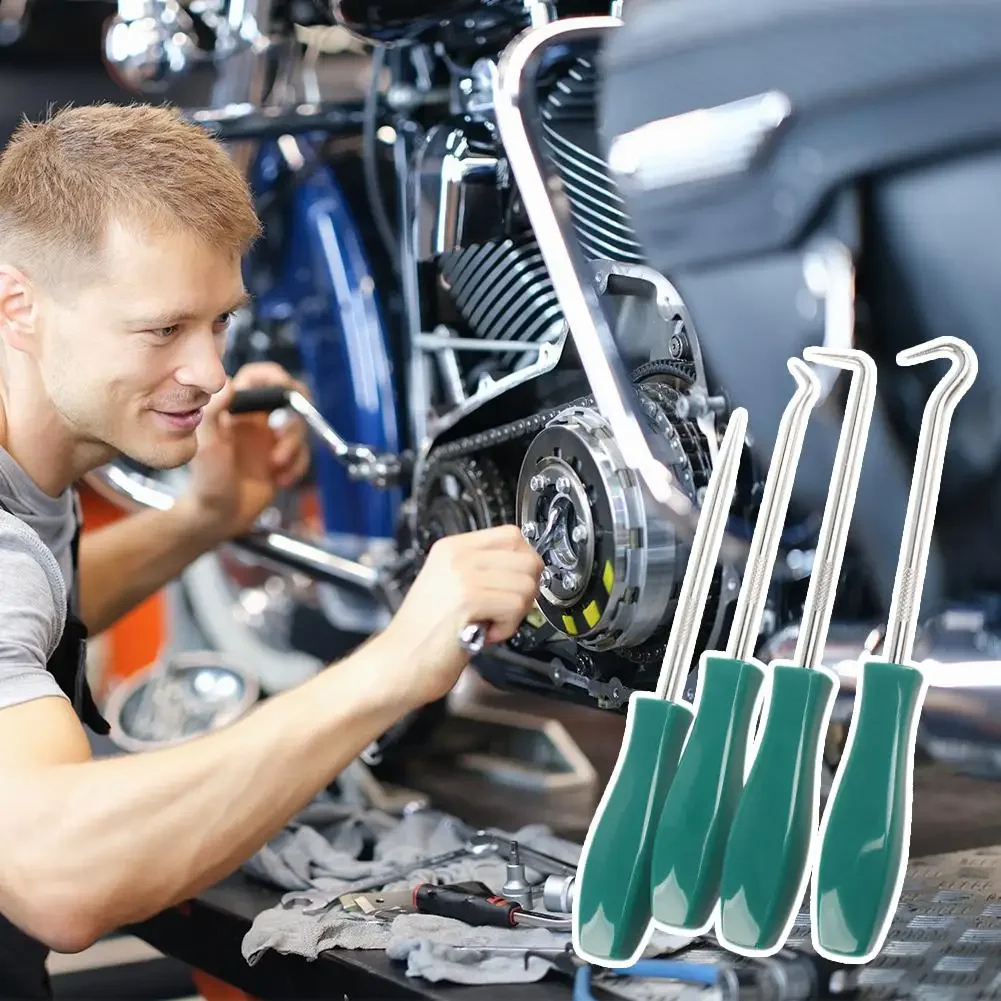 4 ピース/セット 135 ミリメートル車のオイルシールフックドライバーセットプラーリムーバーピックフックツールシール車の修理ツール