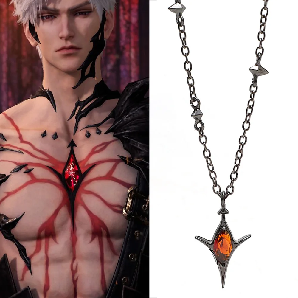 Love and Deepspace Caleb Rafayel Personality Couple Fashion Necklace Wolf Claw Cosplay Pendant Clavicle Chain Holiday Gifts