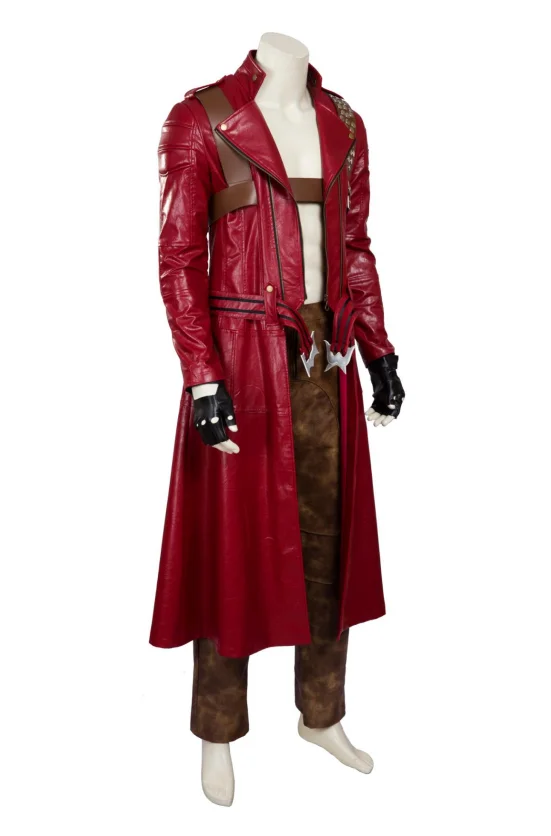 Костюм Данте для косплея DMC 3, куртка, верхние брюки, одежда для карнавальной вечеринки на Хэллоуин