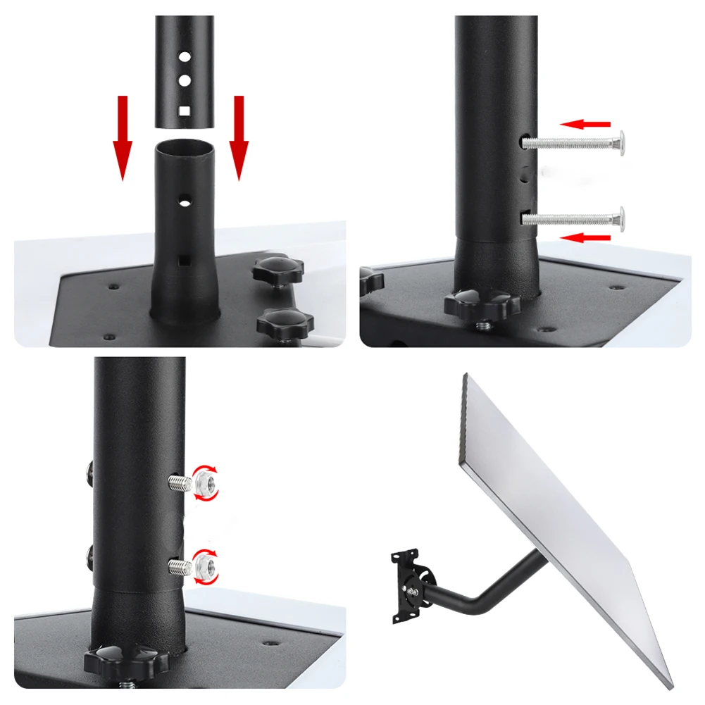 Pole Adapter Kit For Starlink For Gen 3 Satellite Receiver Bracket Wall Mount Adjustable Frame Roof Mount Replace Accessories