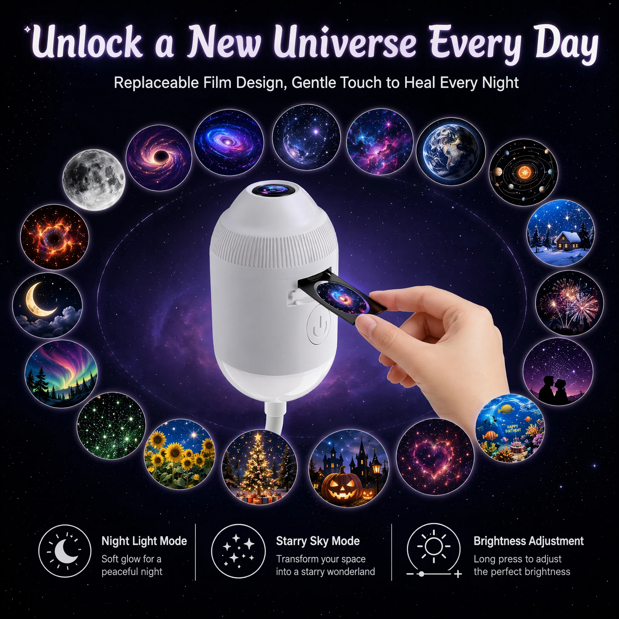 USB Yıldız Projektör Lambası 2 - Star Projector Night incelemesi ve fiyatı