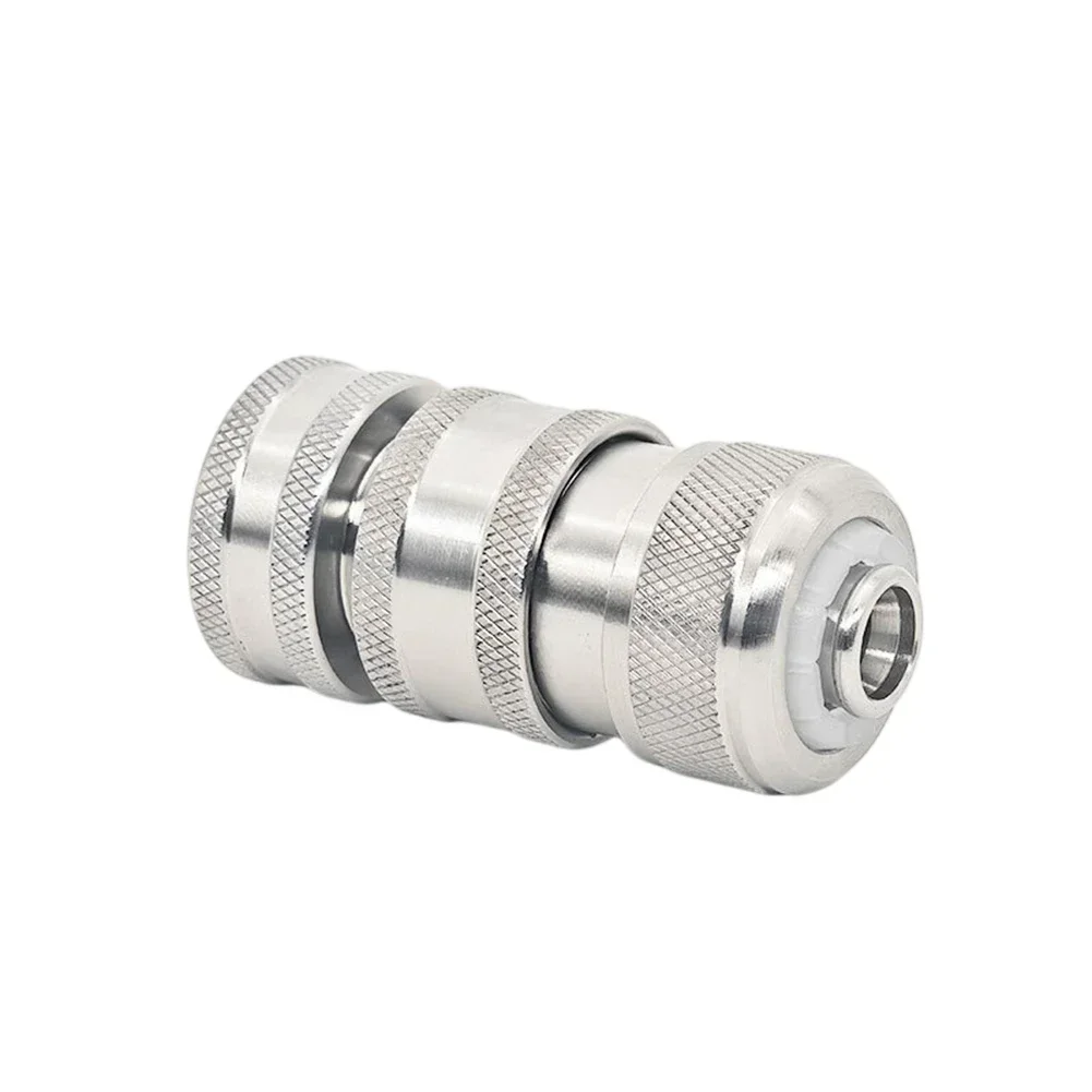 1 Pcs Quick Connector For Car Wash Machine Water Inlet Pipe Stainless Steel Cleaning Tool Faucet Fitting Garden Hose Silver
