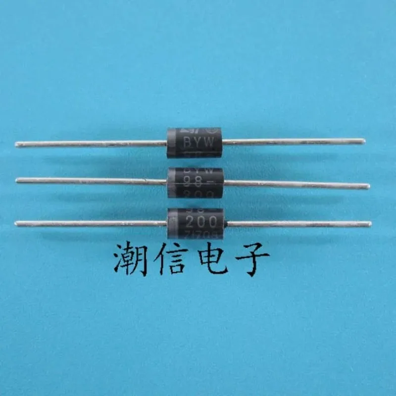 5PCS/LOT new original BYW98-200 do-201ad 3A 200V in-line ultrafast recovery diode