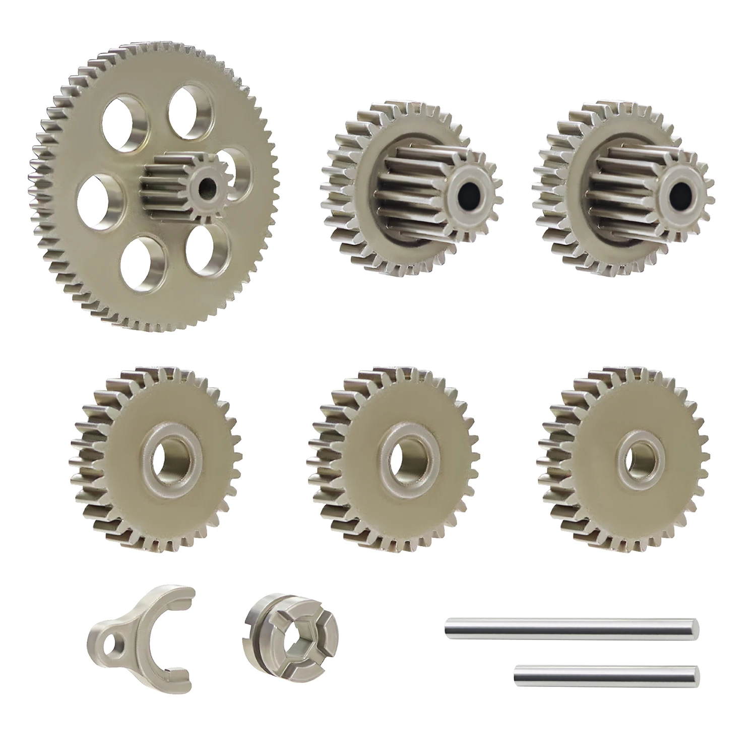 Hardened Steel Transmission Gear Gearbox Gears Set For RC Crawler 1/24 1/18 FMS FCX24 Power Wagon K5 FCX18 LC80 Upgrade Part