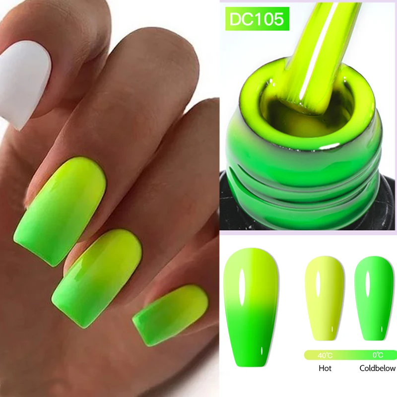 

Mtssii 7ml Temperature Color Changing UV Gel Nail Polish All For Manicure Semi Permanent Soak Off Thermal Nail Art Gel Varnish