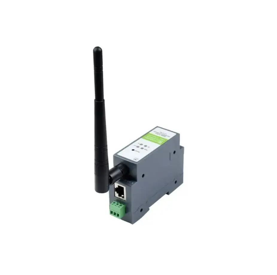 Modbus Industrial MQTT JSON serial server RS485 a wifi RJ45 Ethernet TCP/IP a soporte de montaje en riel serial