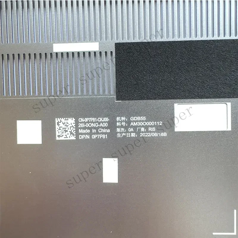 S+FOR DELL Precision 7560 M7560 D case, bottom case 0P9W6Y 0R07Y1 0P7P81