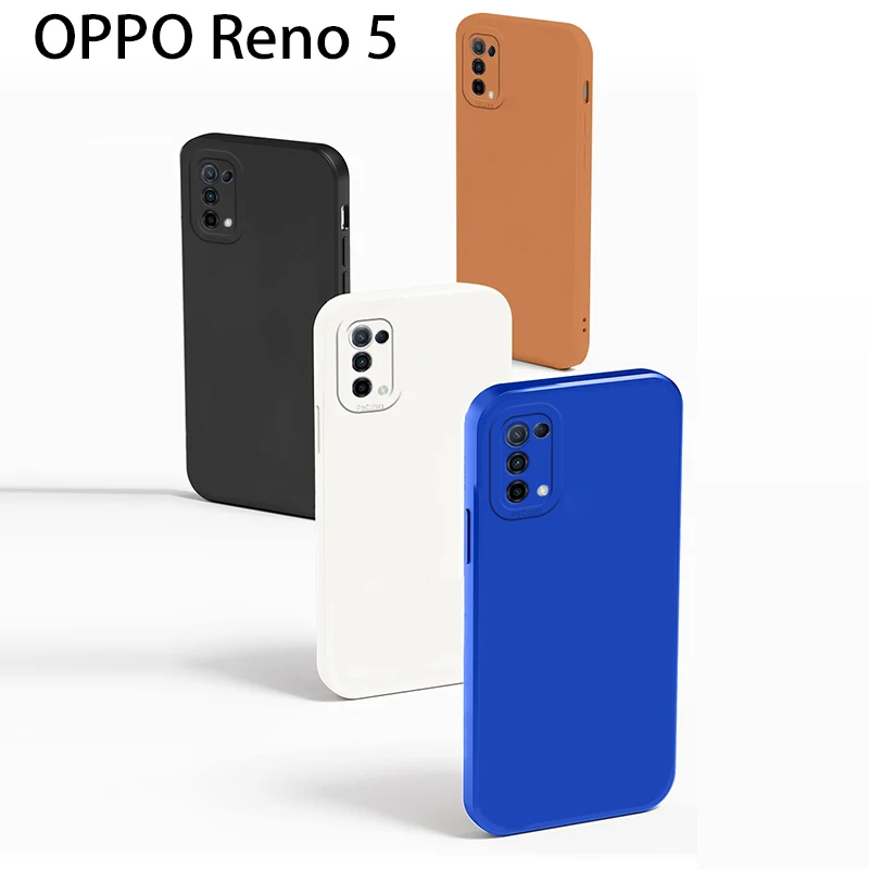 Silicone Soft Case for OPPO Reno5 Cover for Reno5 Lite Phone Cases Bags