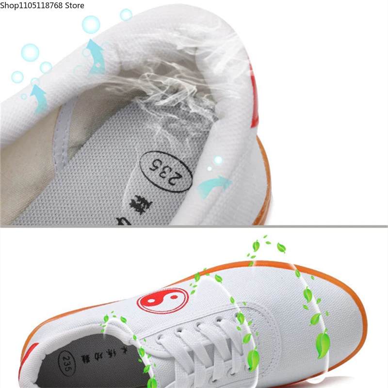 Martial Arts Shoes Unisex Adult Exercise Chinese Traditional Beijing Tai Chi Kung Fu Team Performance Match Sneakers