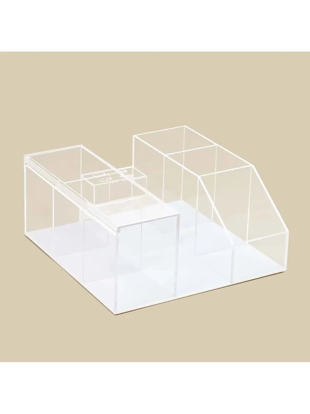 1개 속눈썹 연장 도구 보관함 속눈썹 접착제 핀셋 홀더 메이크업 정리함 대용량