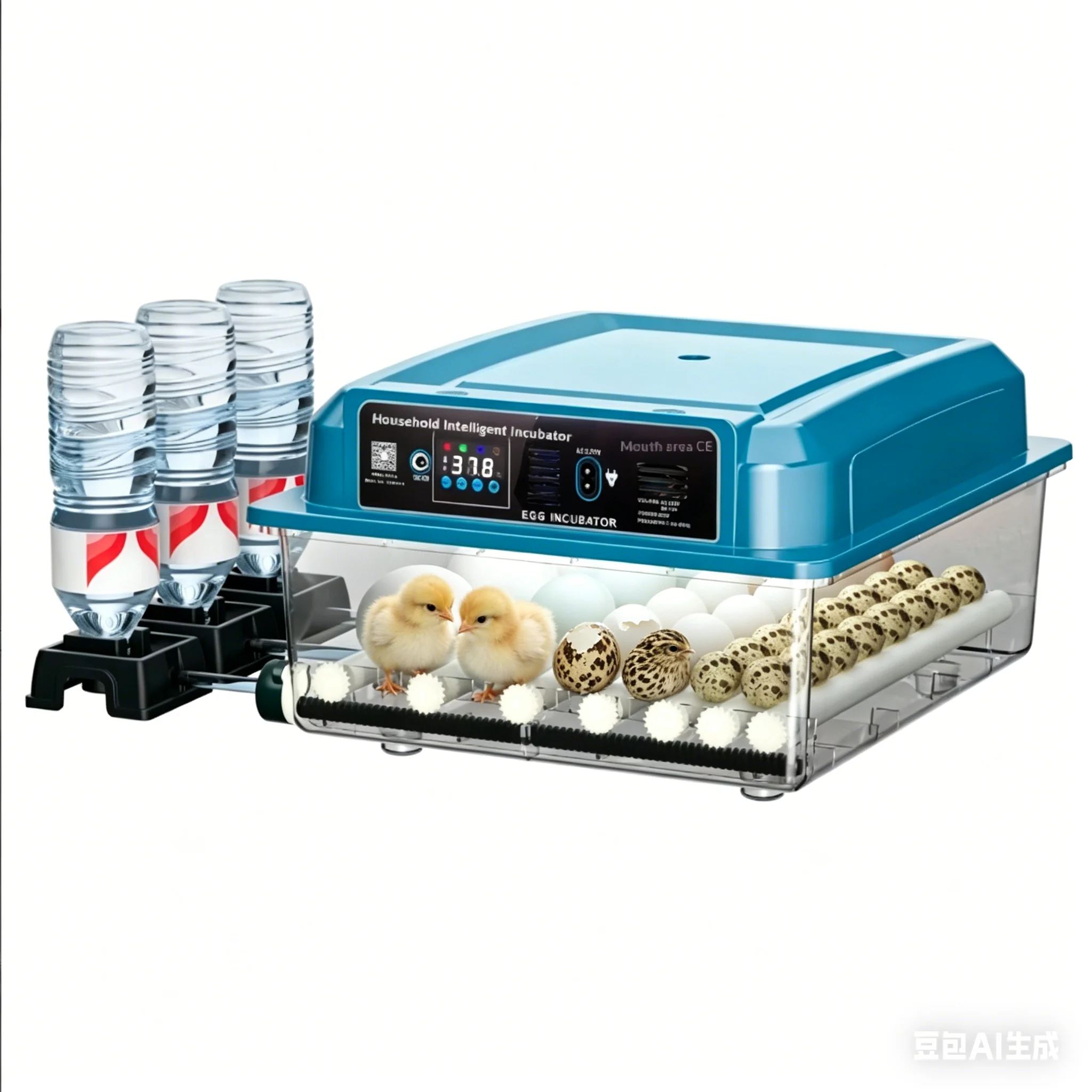 Quail Egg Incubator - Huisraad Rechthoekige Ei-incubator Kleine Huisincubator Voor