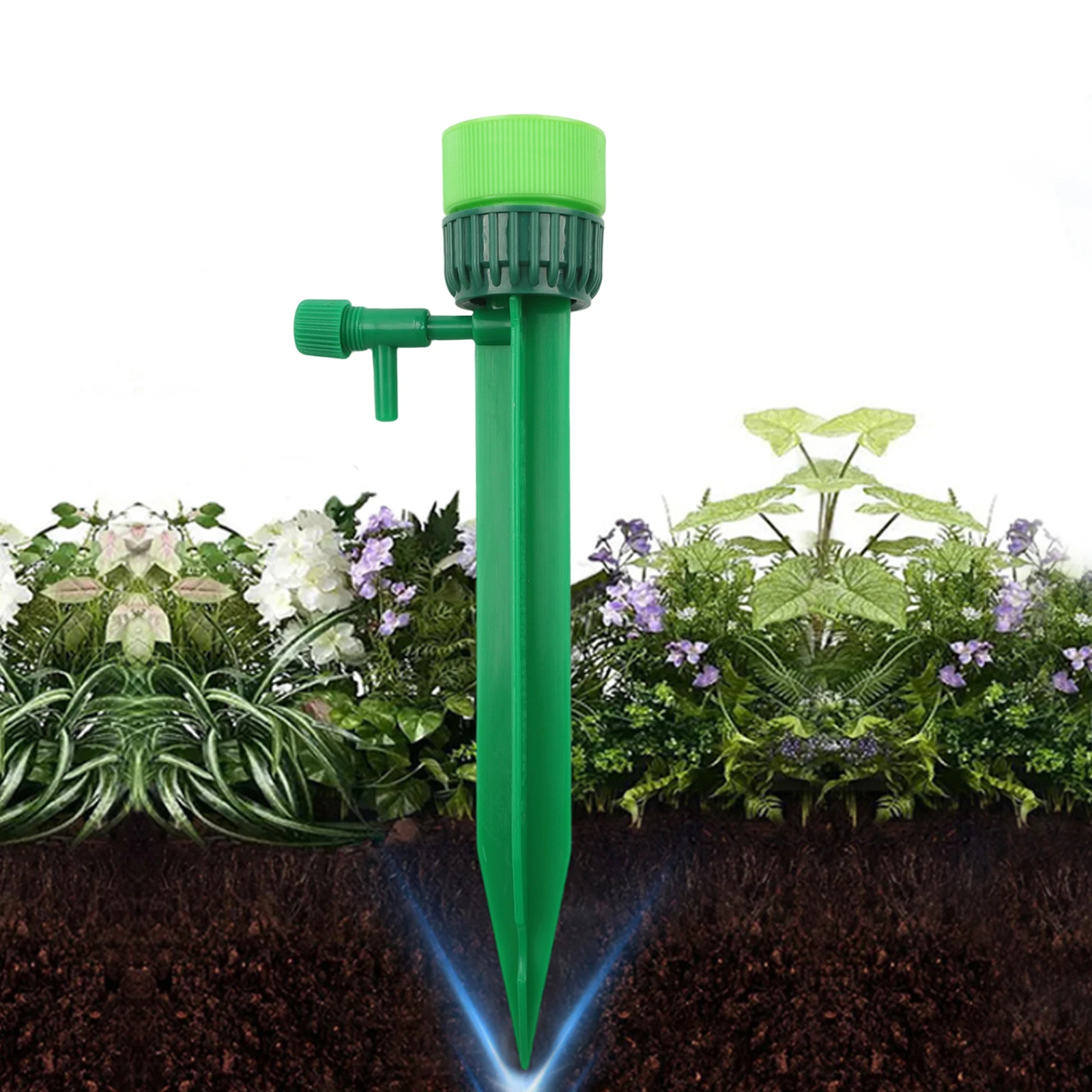 Gardening Plant Care Self-Watering Spike Auto Drip Irrigation Setup Automatic Watering Tools Prevents Over-Watering