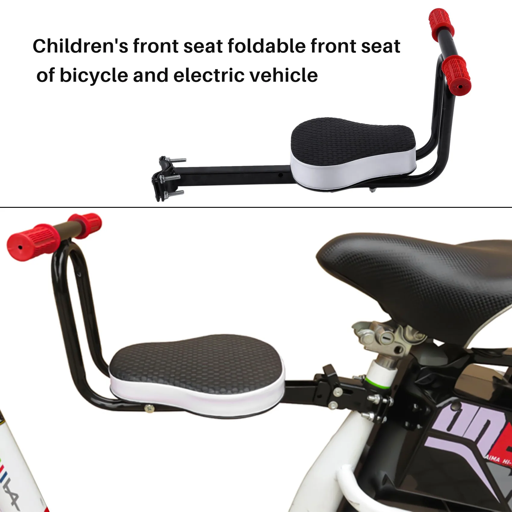 Detachable Child Bicycle Safe-T-Seat Children Bicycle Seats Bike Front Seat Chair Carrier Outdoor Sport Protect Seat