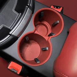 For Porsche Macan 2014-2024 Silicone Car Cup Holder Center Console Anti Slip Bottle Holder Insert Drink Organizer Accessories