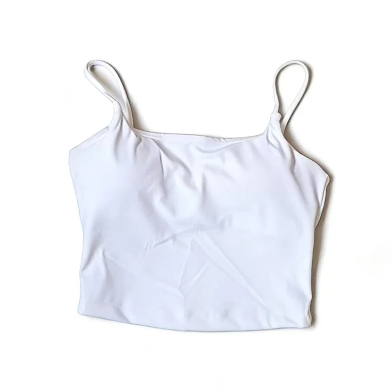 Origin Strappy Solid Beautiful Back Yoga Quick Drying Top Running Sports Vest Slim Fit Fitness Yoga Clothing Sportwear Woman Top