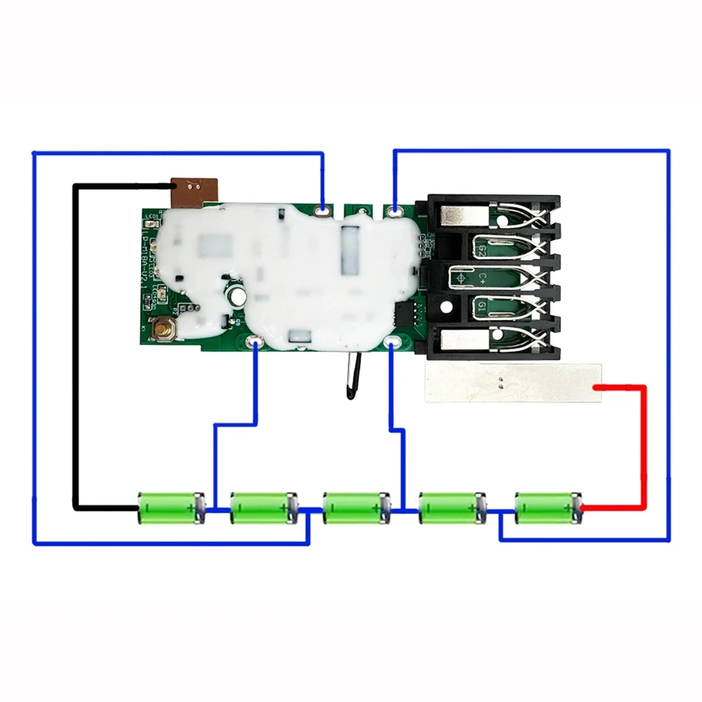 ABBP-Li- バッテリー PCB ボード 18V 3Ah 4Ah Li- バッテリー PCB ボードマザーボード 48-11-1811 充電保護ボード