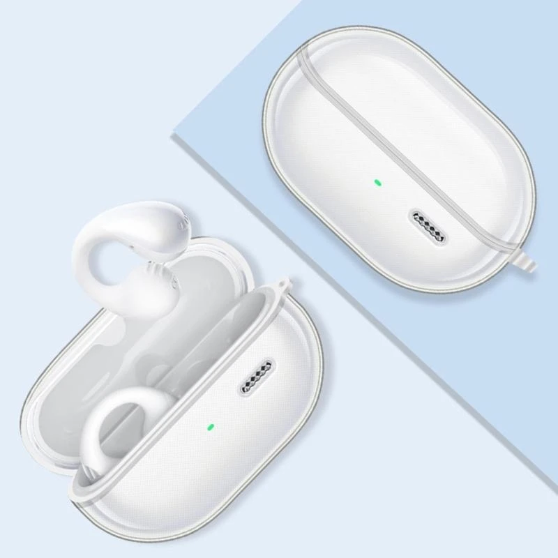 علبة الأذن علبة الغبار مقاومة للماء ضد ارتداء اليومية غلاف واقٍ واضح للؤلؤة K1kf