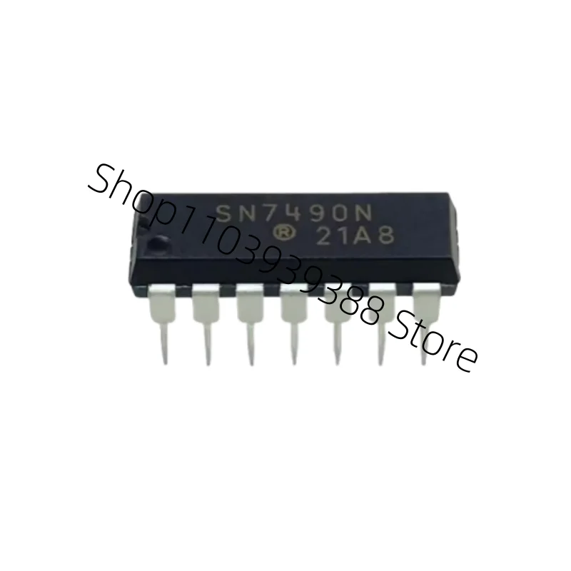 5PCS SN7490N 7490N New Original Direct Insertion DIP-14 Binary/quintuple Decimal Counter Chip