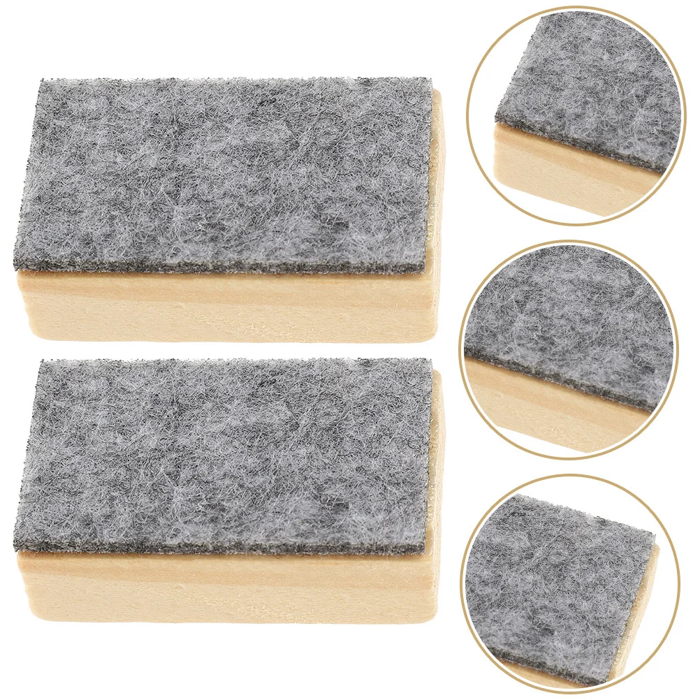 

10Pcs Blackboard Chalkboard Erasers Wooden Felt Chalk Cleaner Dust Free Chalkboard Wiper Easy Use for School Office