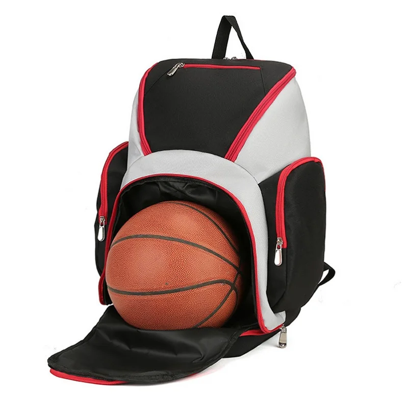 Mochila deportiva de baloncesto para hombre, bolsa de viaje ligera y resistente al agua, de gran capacidad, para gimnasio y acampada