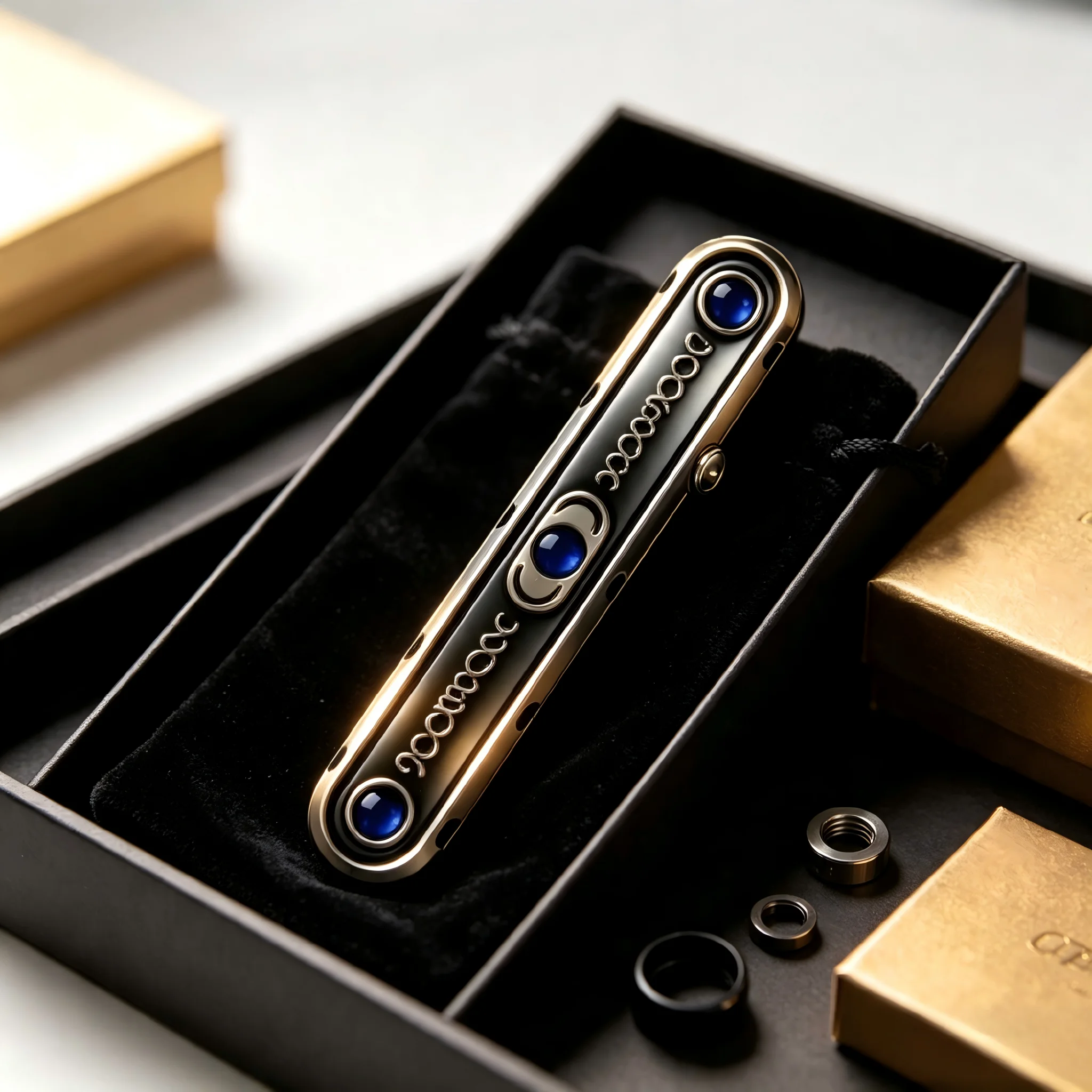 EDC Fidget Toy Deep-Fried Dough Stick Metal Mechanism Hand Slider Antistress Relaxi For Adultsng Cool Fidget for Stress Relief
