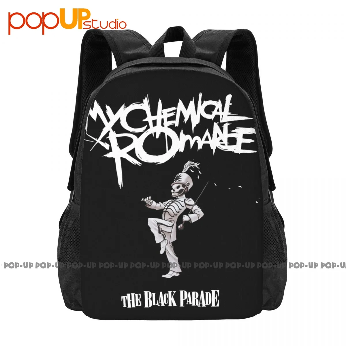 

My Chemical Romance Parade Cover Band Logo Backpack Large Capacity Travel Art Print Gym Tote Bag Clothes Backpacks