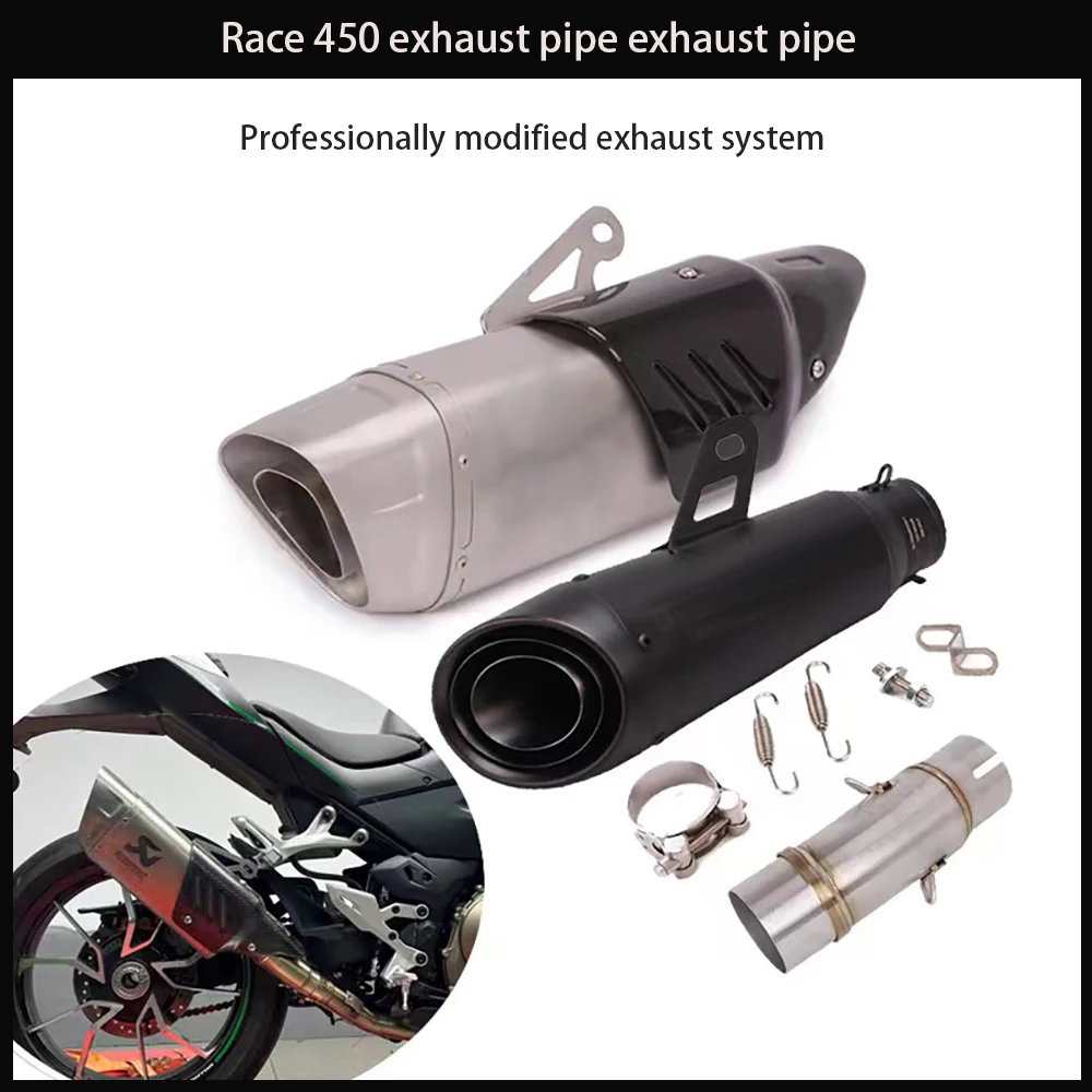 

Motorcycle Accessories Motorcycle Exhaust Pipes for QJMOTOR Sai 450/400 Conversion Kit for Exhaust Pipes Midpipe Tailpipe