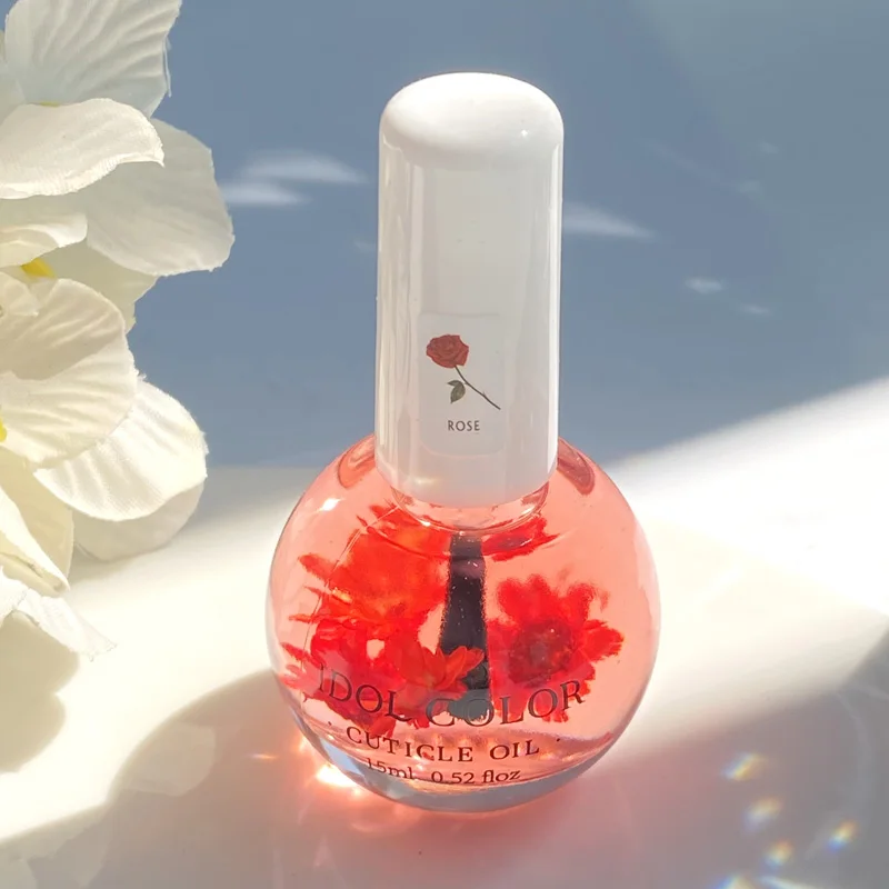 15ml 네일 영양 오일 과일/꽃 향 네일 연화 영양 트리트먼트 큐티클 리바이탈라이저 오일 네일 폴리쉬 영양 보습