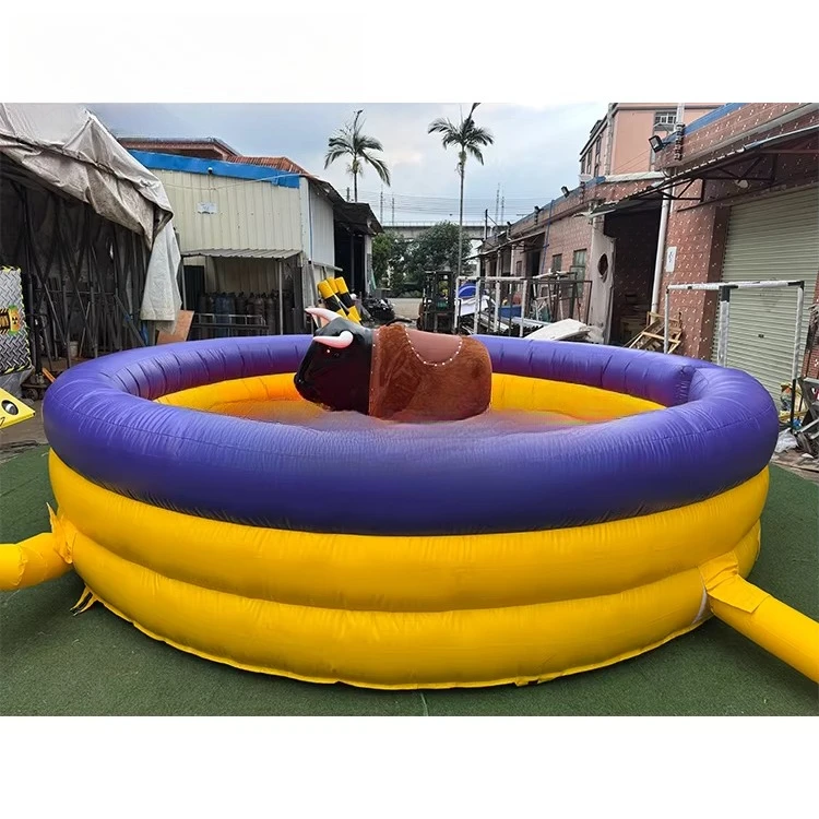 Amusement Park Rides Game Inflatable Mechanical Bull Games Fun Team Building Inflatable Bull Riding Machine