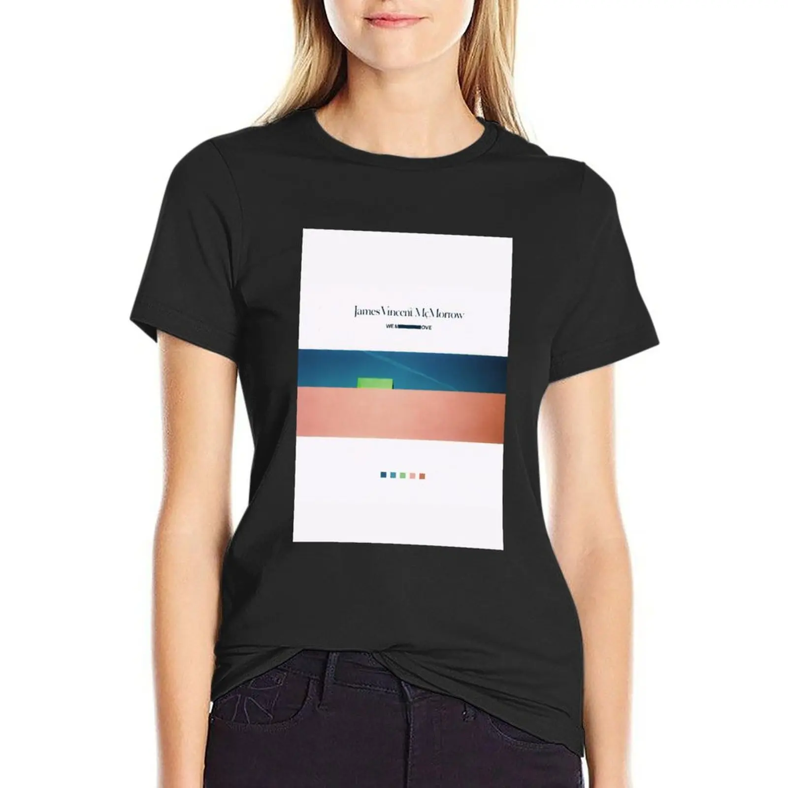 

James Vincet McMorrow We Move T-Shirt summer clothes blanks cropped t shirts for Women