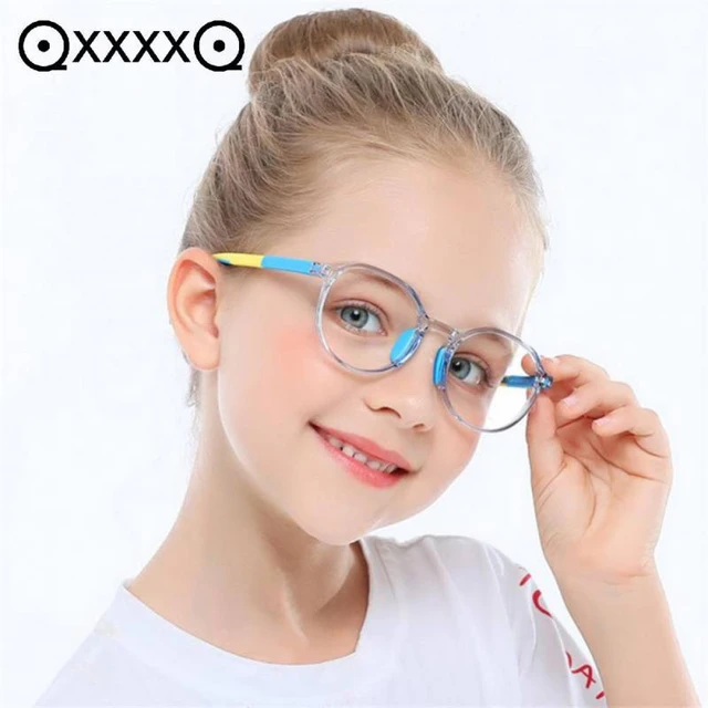 Lunettes de vue pour enfants verres optiques lumiere bleue pour garcons et filles TR90 blocage Transparent de l ordinateur monture ronde AliExpress