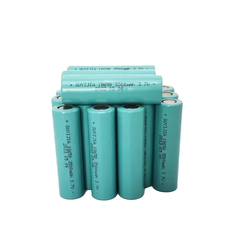 3.7V 18650 Rechargeable Lithium Battery 3500mAh 20A Suitable for Electric Bicycles Scooters Power Tool Flashlights 100% Genuine