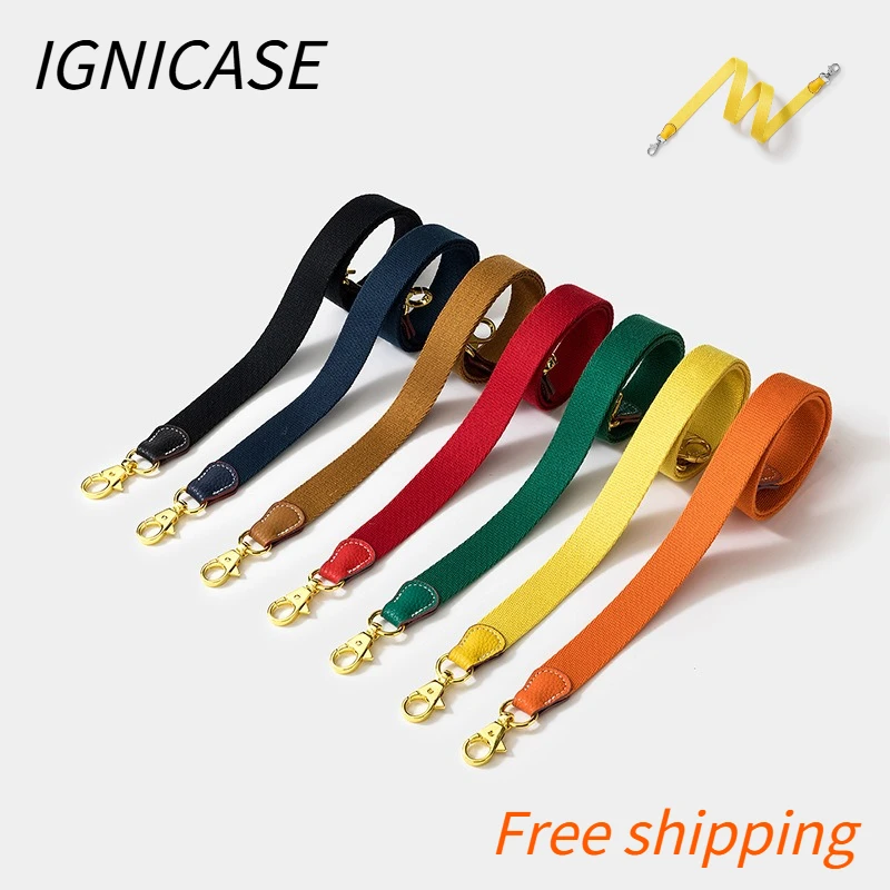 

IGNICASE Новая модная универсальная однотонная лента-ремень для сумки, тонкий плечевой ремень через плечо, аксессуары для сумок