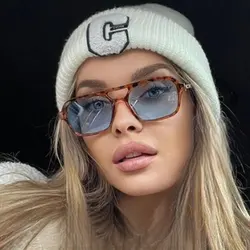 Vintage Square Sunglasses Women Luxury Fashion Brand Sun Glasses Female Mirror Retro Small Frame Oculos De Sol Feminino