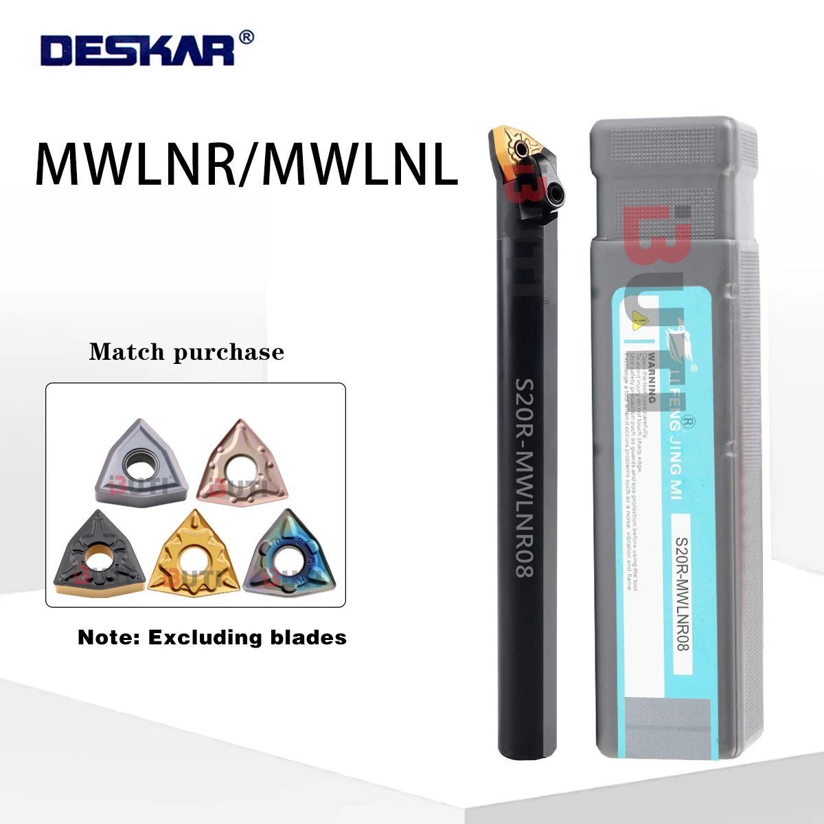 

S16Q-MWLNR06/08 S20R-MWLNL06/08 S25S-MWLNNR08 DESKAR 100% оригинальный токарный станок с ЧПУ, держатель токарных инструментов с внутренним отверстием, подходит для лезвия WNMG