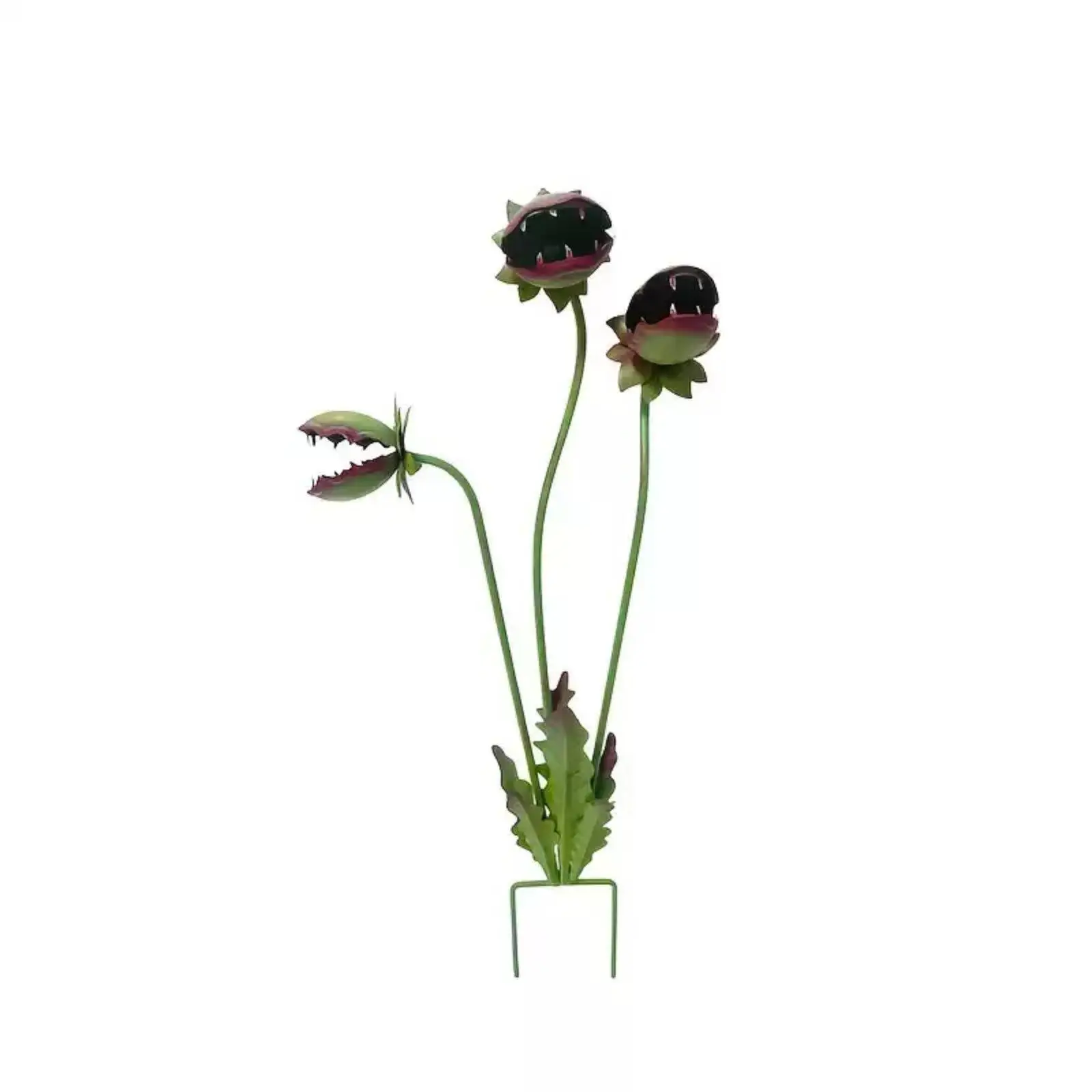 Outdoor Painted Sculpture Iron Garden Stake Decorative Figures Garden Sculpture for Outdoor Garden Decoration