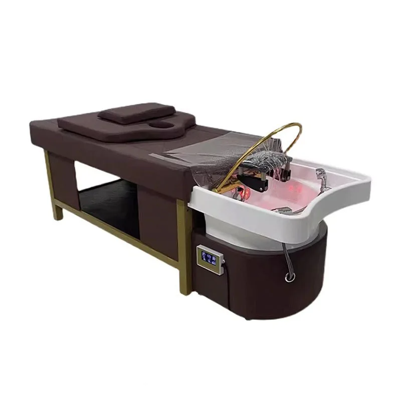 

Тайская кровать для шампуня, парикмахерская, прижигание, кровать для головы, фумигация, водный цикл, водонагреватель, массажная кровать для ушей