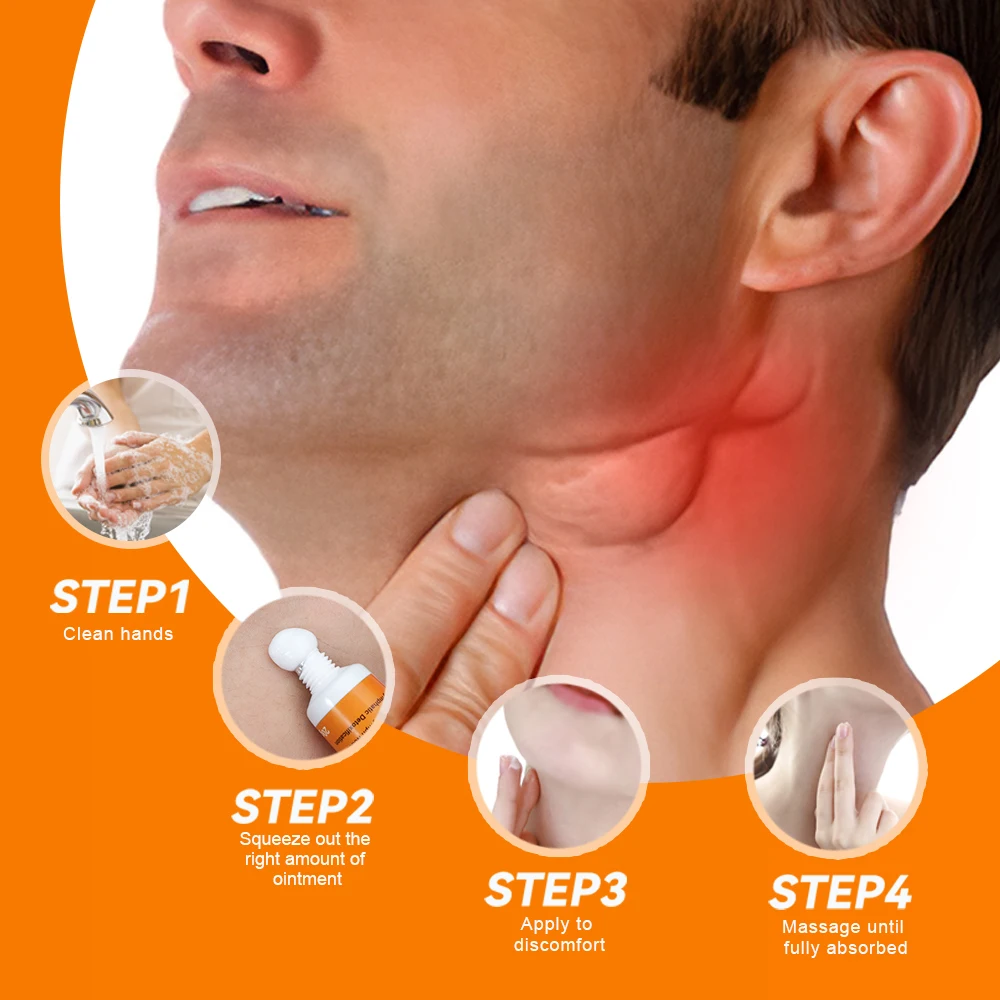 1/2/3 szt. Sumifun limfatyczny krem detoksykacyjny usuwa węzły chłonne szyi maść do masażu nóg pod pachą opuchniętą ulga w bólu Plaster medyczny