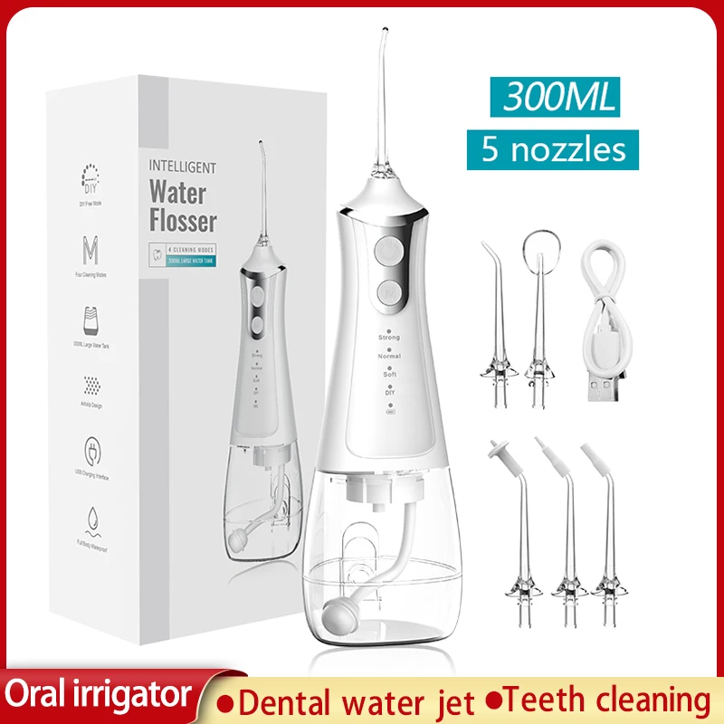 

Xiaomi Youpin Oral Irrigator Portable Dental Water Tank Flosser Teeth Pick Waterproof Teeth Flusher Remover Tooth Stain Cleaner